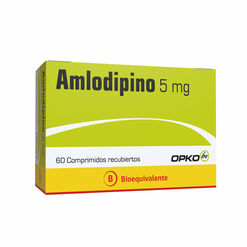 Amlodipino 5 Mg Caja 60 Comprimidos Recubiertos