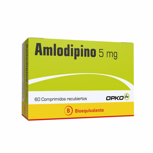Amlodipino 5 Mg Caja 60 Comprimidos Recubiertos, , large image number 0