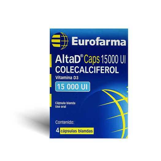 AltaD 15000 UI X 4 Cápsulas Blandas, , large image number 0