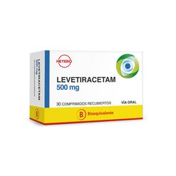 Levetiracetam 500 mg x 30 Comprimidos Recubiertos SEVEN PHARMA CHILE SPA