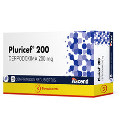 Pluricef 200 mg x 20 Comprimidos Recubiertos ASCEND