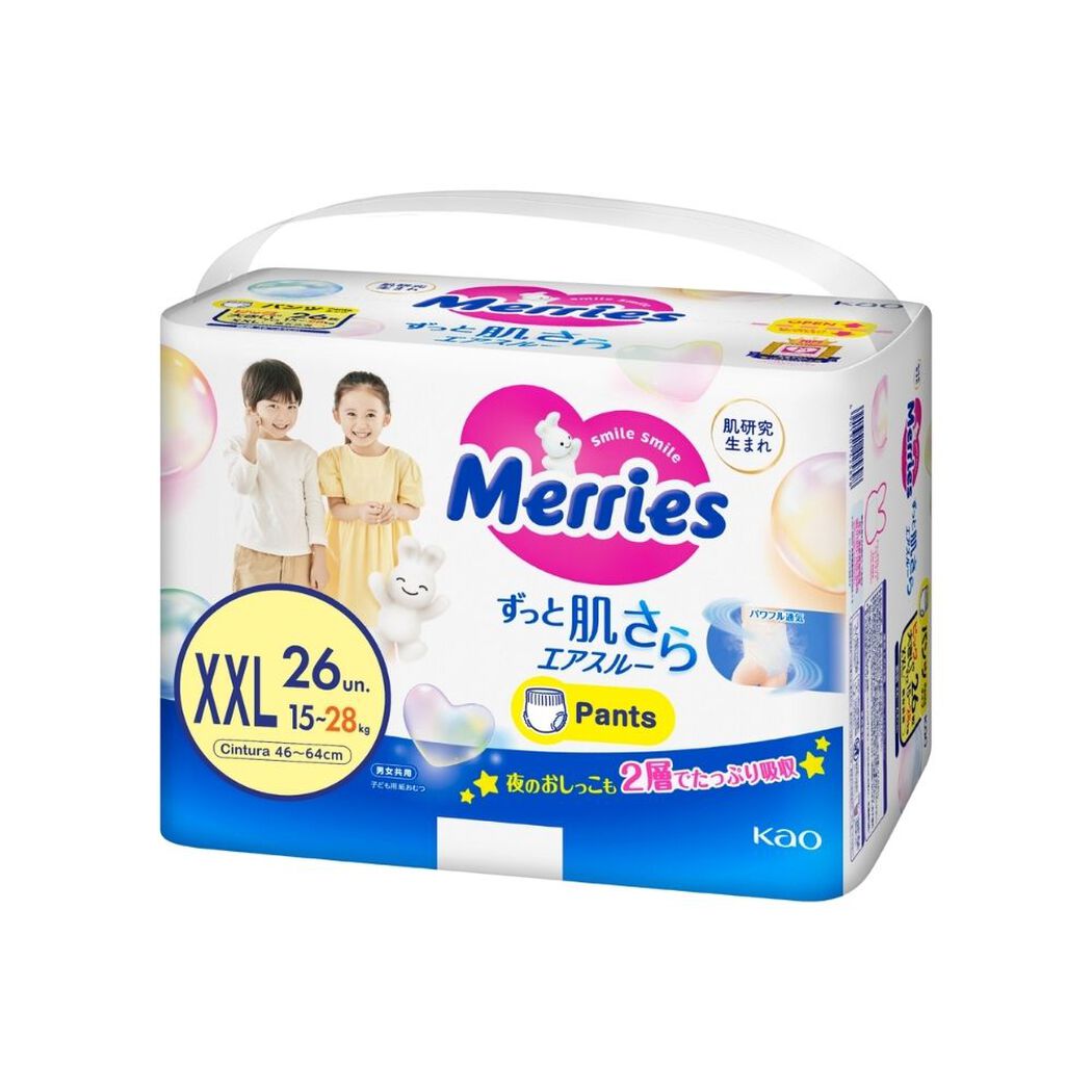 Pañales Merries Pants Super Jumbo XXL 26 un, , large image number 0