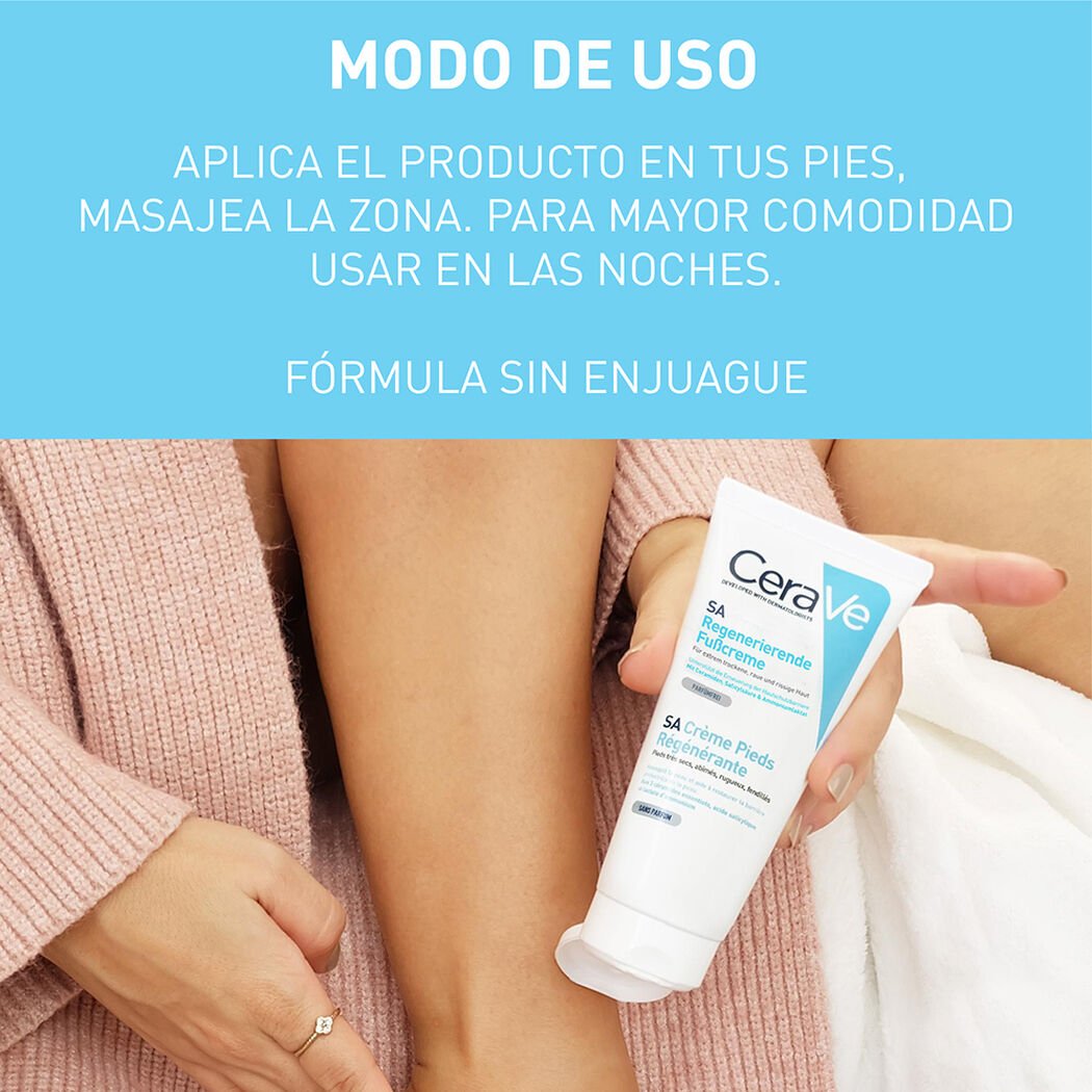 Crema Cerave SA Renovadora de Pies 88 mL, , large image number 4
