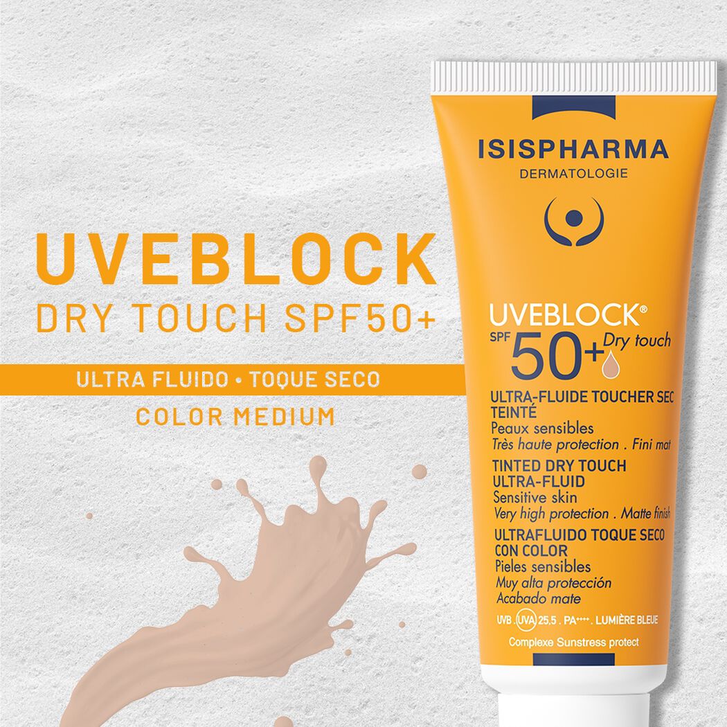 Uveblock Protector Solar FPS 50+ Textura Dry Touch Medium 40 mL, , large image number 0