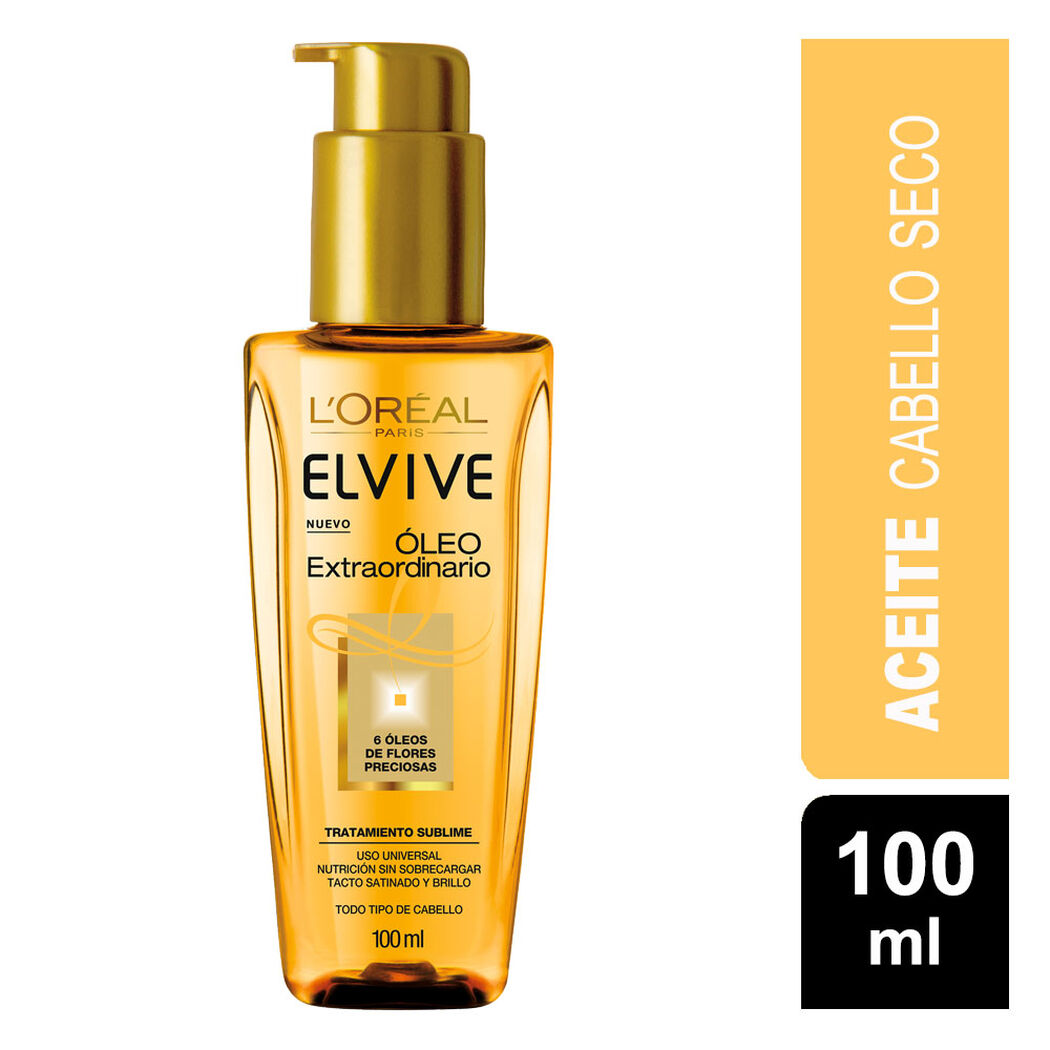 Aceite Capilar Elvive Extraordinario Óleo 100 mL, , large image number 0