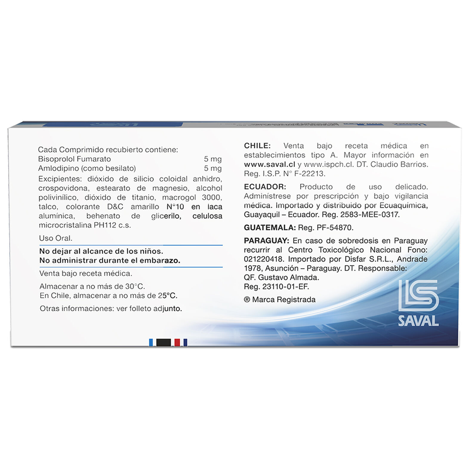 Eurocor AM 5/5 x 35 comprimidos