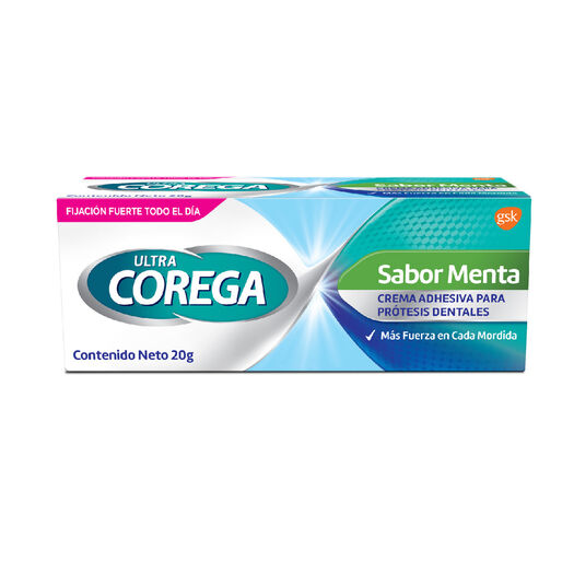 Adhesivo Corega Ultra Protesis Dentales Menta 20 g, , large image number 1