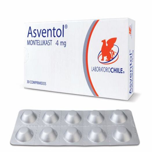 Asventol 4 mg x 30 Comprimidos Masticables, , large image number 0