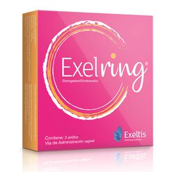 Exelring 120 mcg/ 15 mcg x 3 Anillos Vaginales