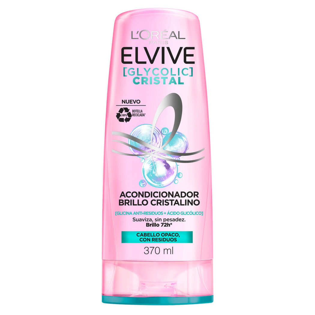 Acondicionador Elvive Glycolic Crystal 370 mL, , large image number 0