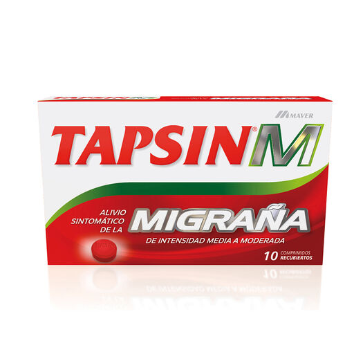 Tapsin M x 10 Comprimidos Recubiertos, , large image number 0
