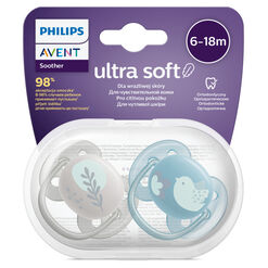 Chupete Philips Ultra Suave Niño 6-18 Meses 2 un
