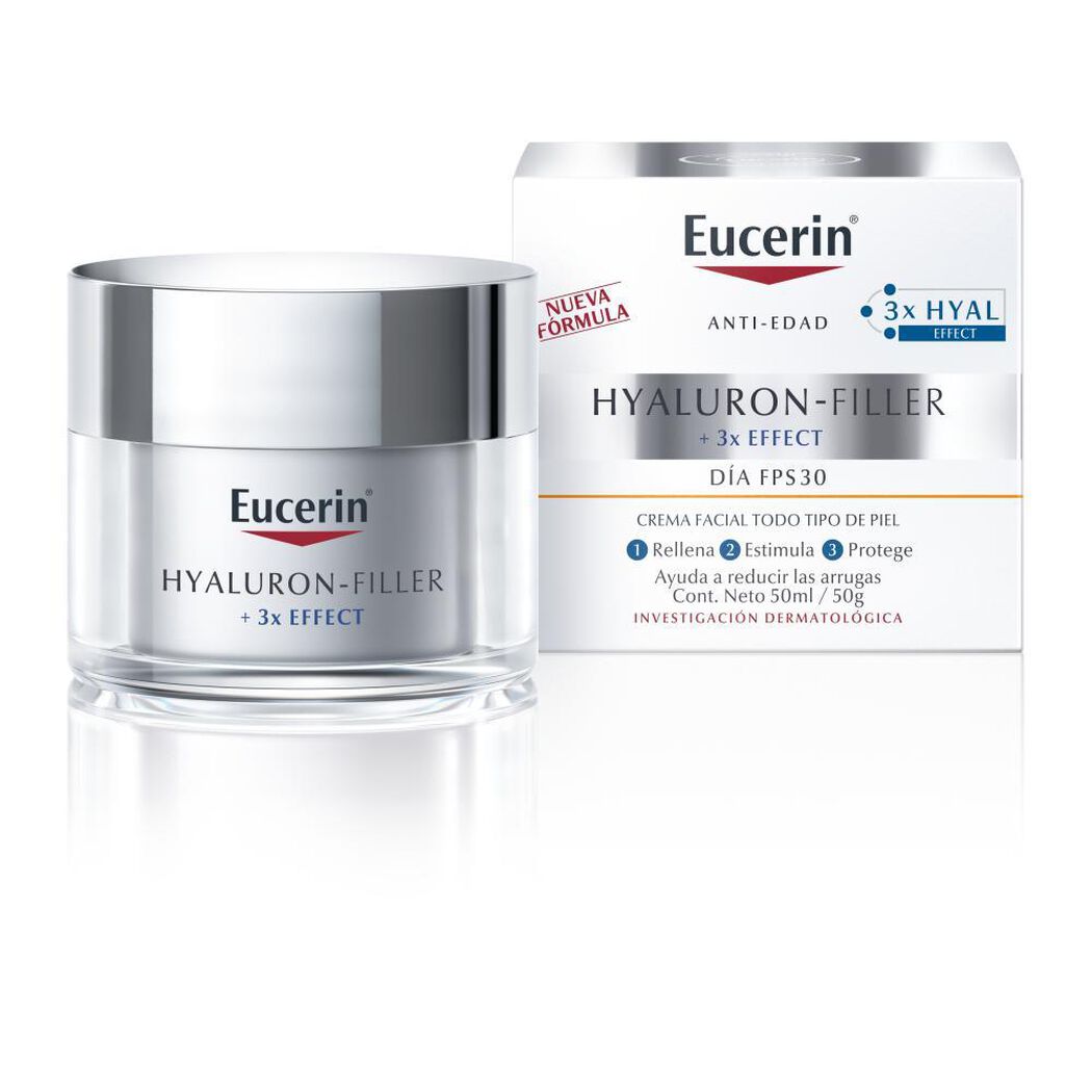 Crema Eucerin Día Hyaluron Filler Fps30 50 mL, , large image number 1