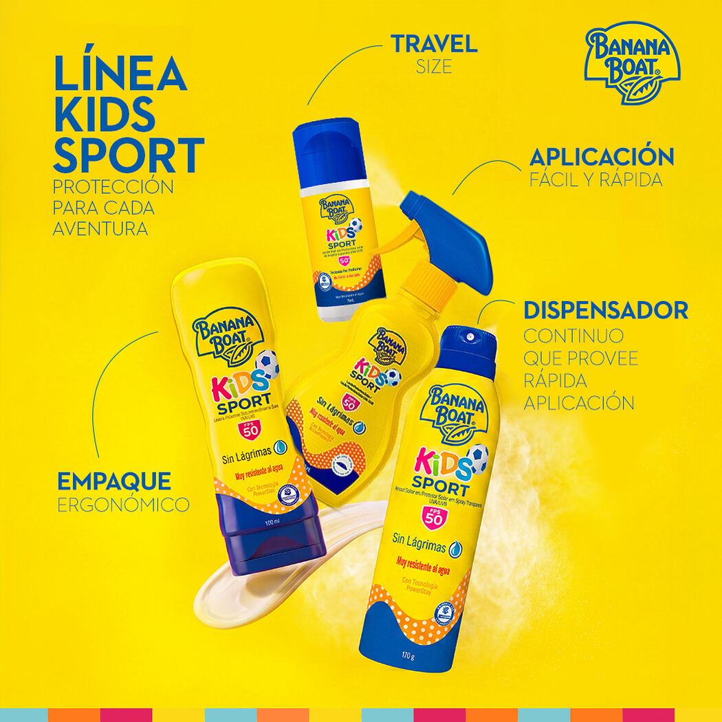 Protector Solar Banana Boat Kids Sport Spray FPS 50 170 mL, , large image number 3