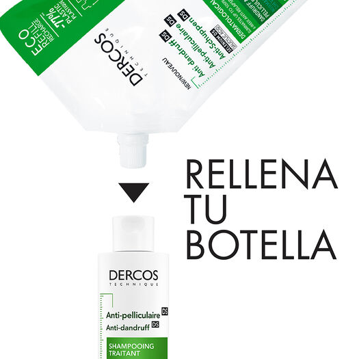 Shampoo Dercos Anti-Caspa DS ECO-Refill 500ml, , large image number 2