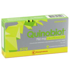 Quinobiot 750 mg x 10 Comprimidos Recubiertos