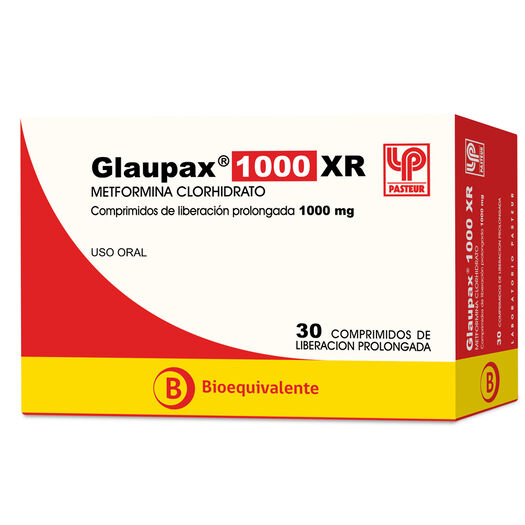Glaupax XR 1000 mg x 30 Comprimidos de Liberación Prolongada, , large image number 0
