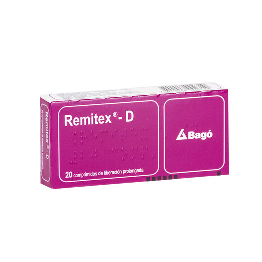 Remitex-D x 20 Comprimidos de Liberación Prolongada, , large image number 0