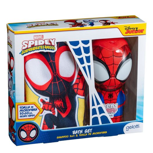 Set de Baño Shampoo + Toalla Spiderman, , large image number 1