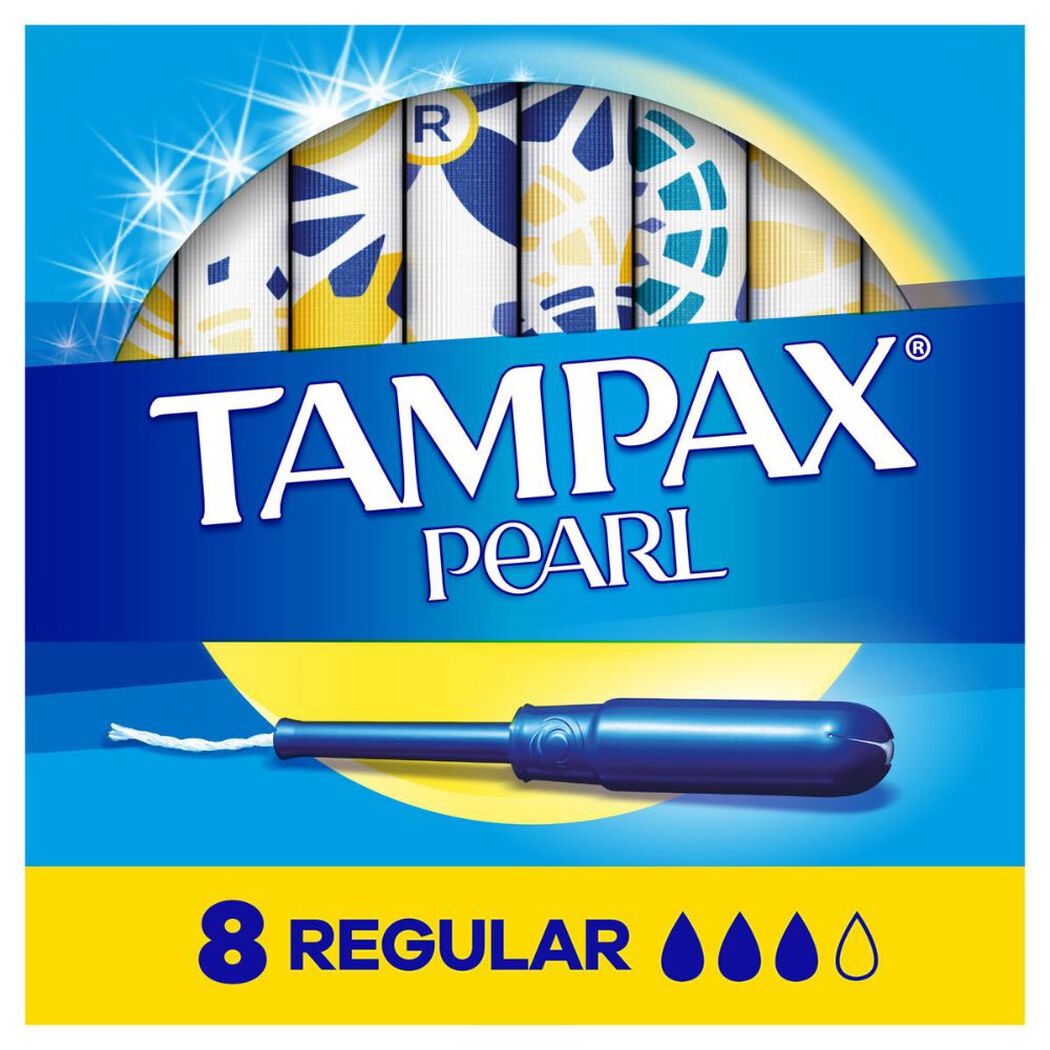 Tampones Tampax Pearl Flujo Regular, 8 Unidades, , large image number 0