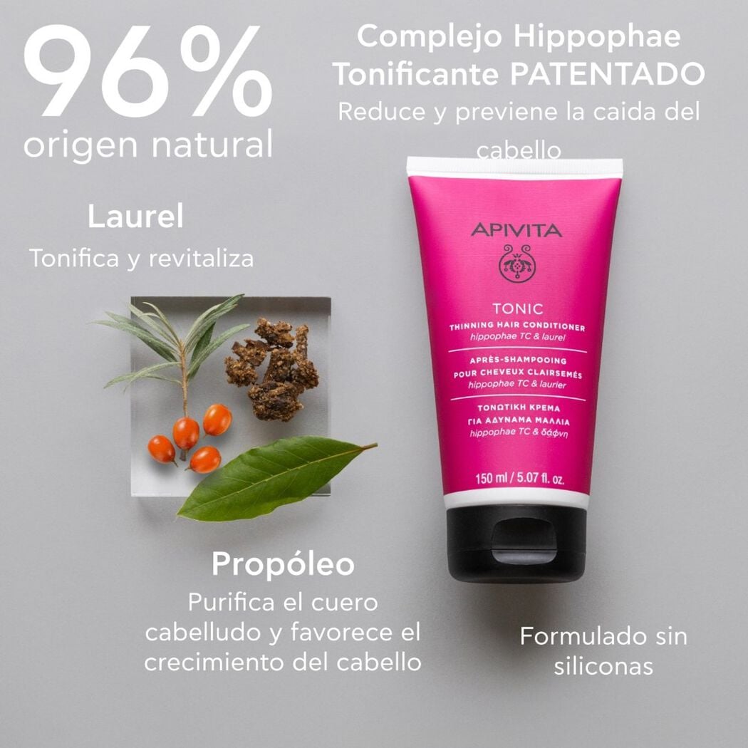 Acondicionador Apivita Tonic 150 mL, , large image number 2