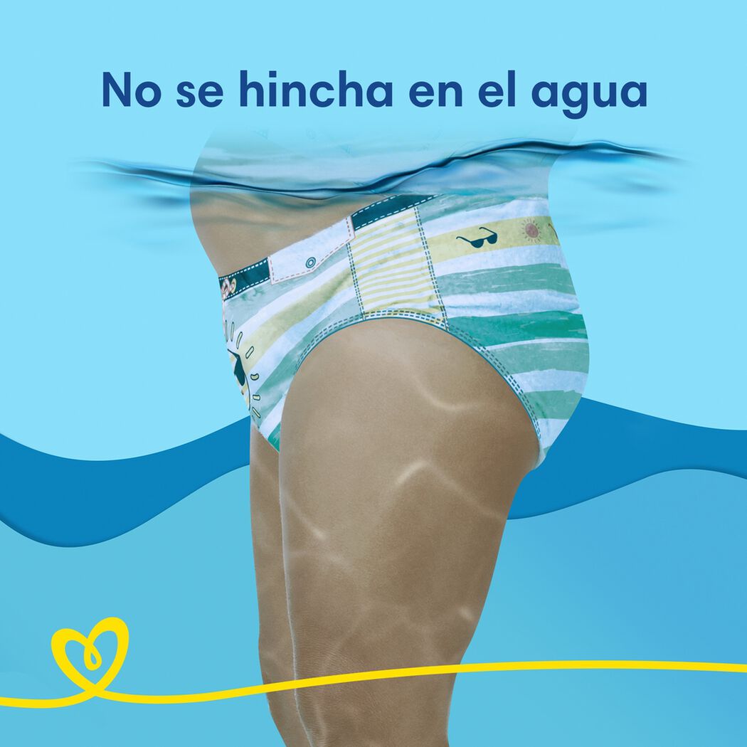 Pañales Pampers Splashers M/G 11 un, , large image number 4