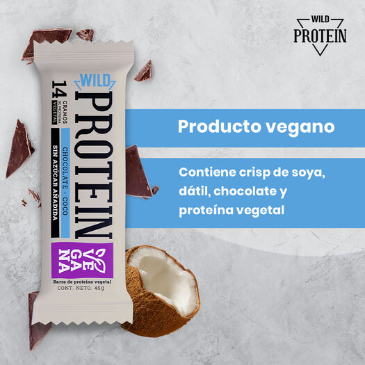 Wild Protein Vegan Choco-Coco 45g, , large image number 2