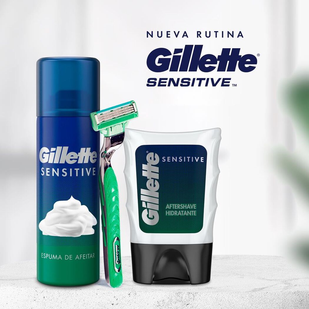 Espuma de Afeitar Gillette Sensitive 150 g, , large image number 2