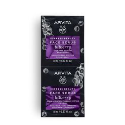 Mascarilla Exfoliante con Arándano de rostro 2x8ml Apivita