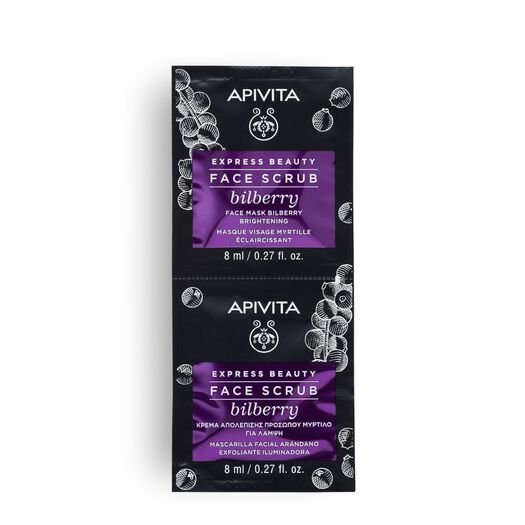 Mascarilla Exfoliante con Arándano de rostro 2x8ml Apivita, , large image number 0
