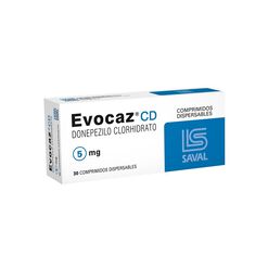 Evocaz CD 5 mg x 30 Comprimidos Dispersables