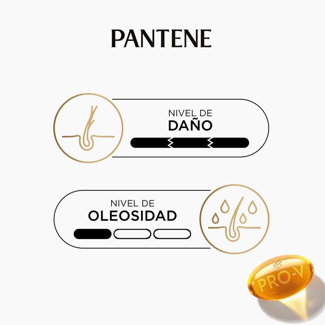 Pantene Shampoo Rizos Definidos x 400 mL, , large image number 2