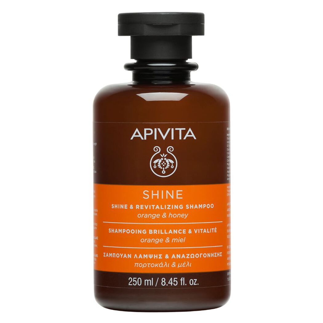 Shampoo Apivita Brillo Revitalizante 250 mL, , large image number 0