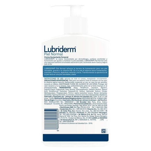 lubriderm® piel normal x 750 ml, , large image number 2