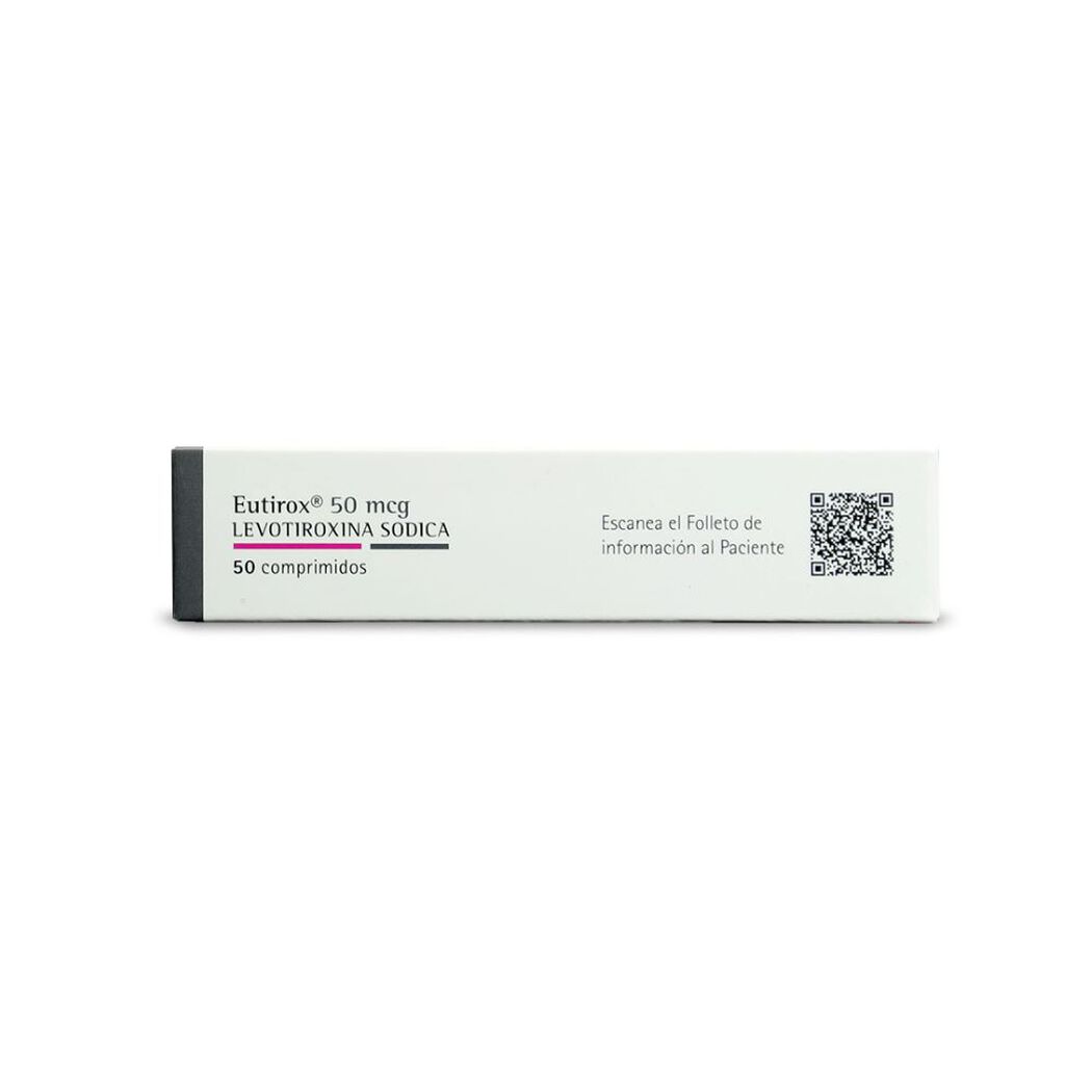 Eutirox 50 mcg 50 Comprimidos, , large image number 2