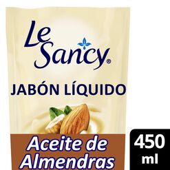 Jabón Le Sancy Doypack Almendra 450 mL