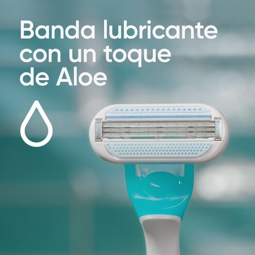 Máquina de Afeitar Mujer Gillette Venus Tropical 3 Hojas 6 Un, , large image number 4