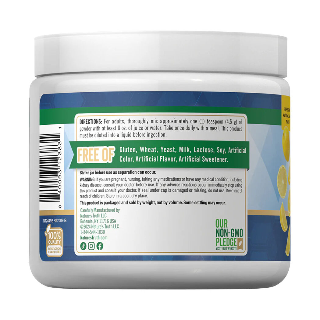 Nature's Truth Magnesio Glicinato Polvo Alta Absorci&oacute;n, , large image number 3