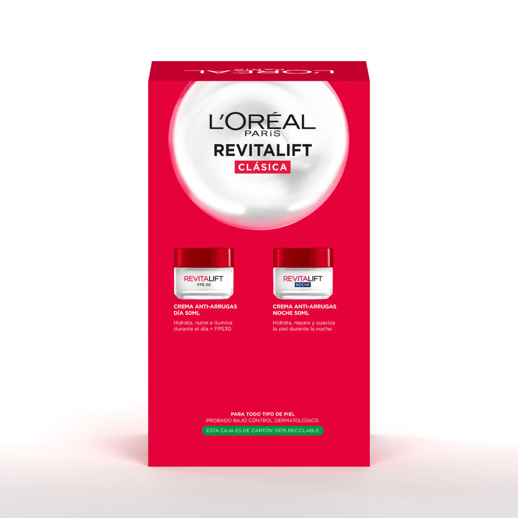 Pack Anti-Arrugas Revitalift Día + Noche de L Oréal Paris, , large image number 1