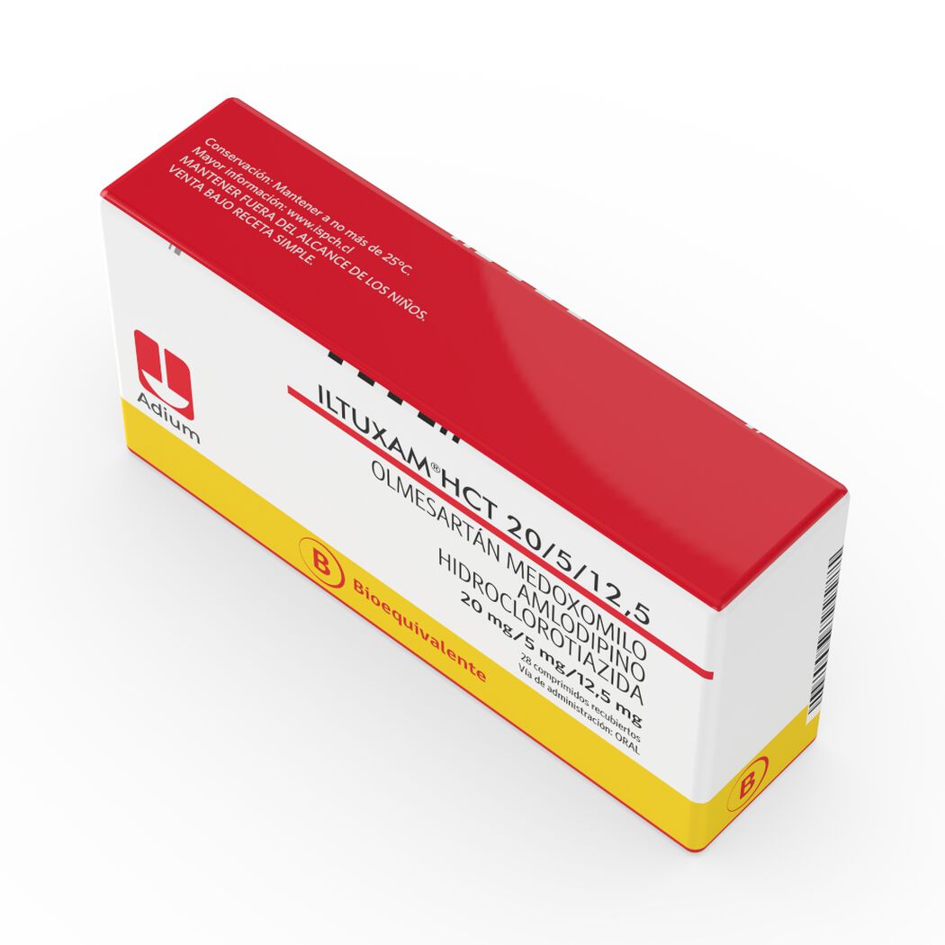 ILTUXAM HCT 20/5/12,5, 28 comprimidos, , large image number 2