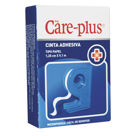 Tela Adhesiva Care Plus Tipo Papel 12,5 mm x 9,1 m x 1 Unidad, , large image number 0