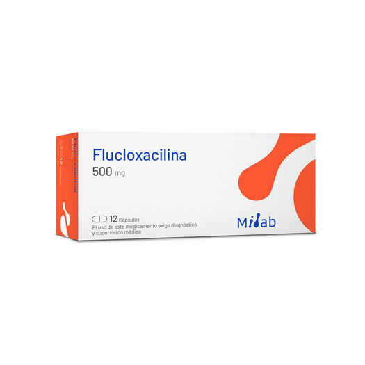 Flucloxacilina 500 mg x 12 Cápsulas MINTLAB CO SA, , large image number 0