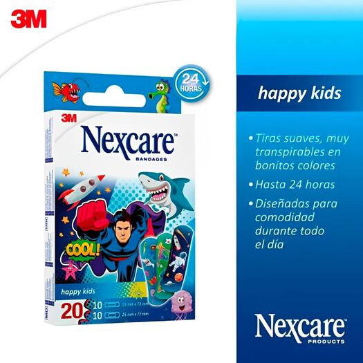 Parche Happy Kids Plasters Cool 20 Un, , large image number 1