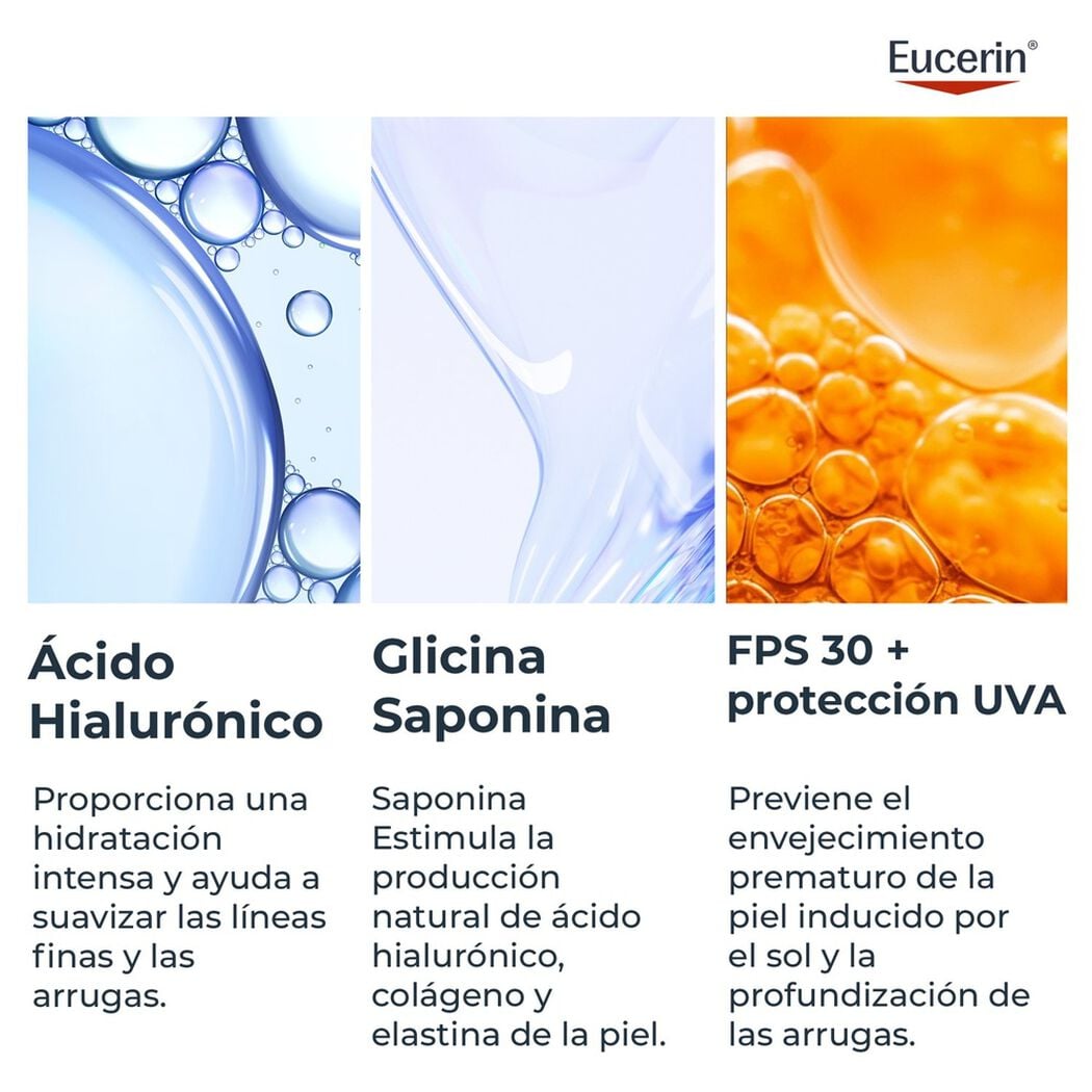 Crema Eucerin D&iacute;a Hyaluron Filler Fps30 50 mL, , large image number 3