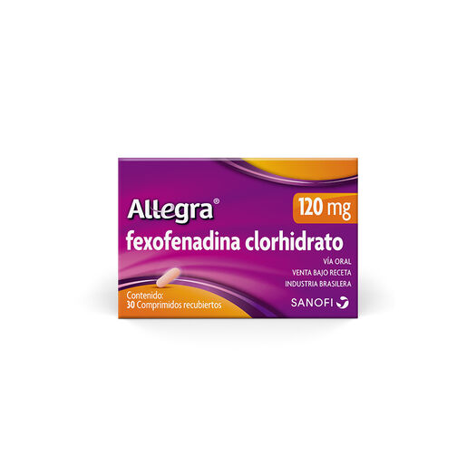Allegra 120 mg x 30 Comprimidos Recubiertos, , large image number 0