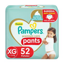 Pañales Pampers Pants Premium Care XG 52 un