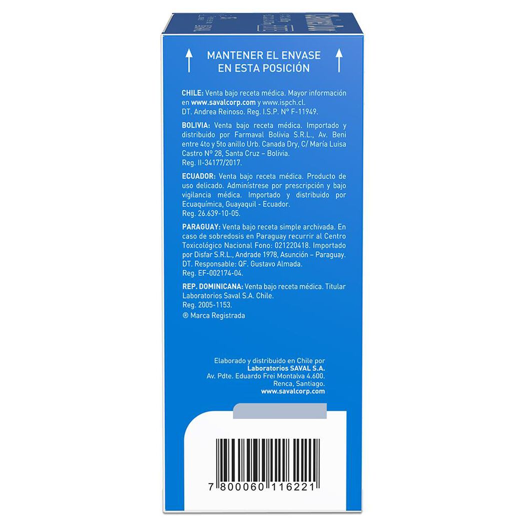 Clavinex Duo Forte 800 mg/57 mg/5 ml x 35 ml Polvo para Suspensión Oral con Solvente, , large image number 2