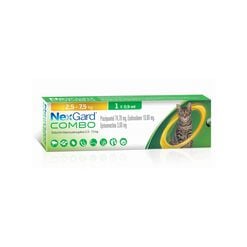Nexgard Combo 0.9mL 2.5 A 7.5 kg 1 Comprimido