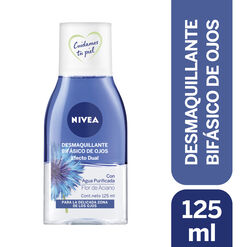 DESMAQUILLANTE DE OJOS BIFASICO NIVEA 125ML