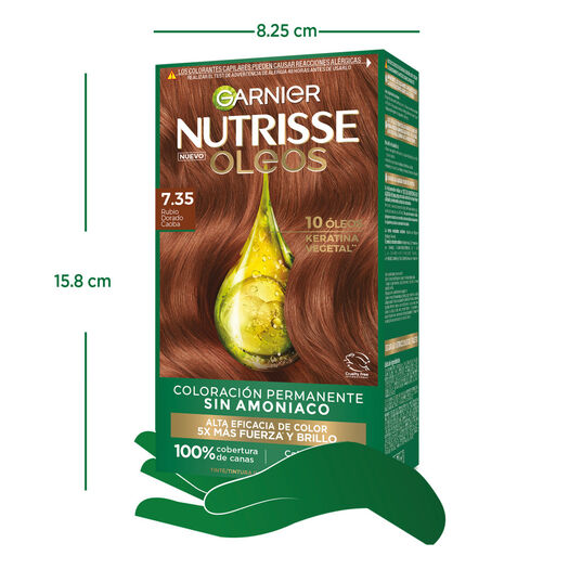 Tintura Nutrisse Oleos 7.35 Rubio Dorado Caoba 1 un, , large image number 1